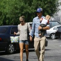 Ali Larter with husband Hayes MacArthur leaving Hugo's restaurant photos | Picture 77090